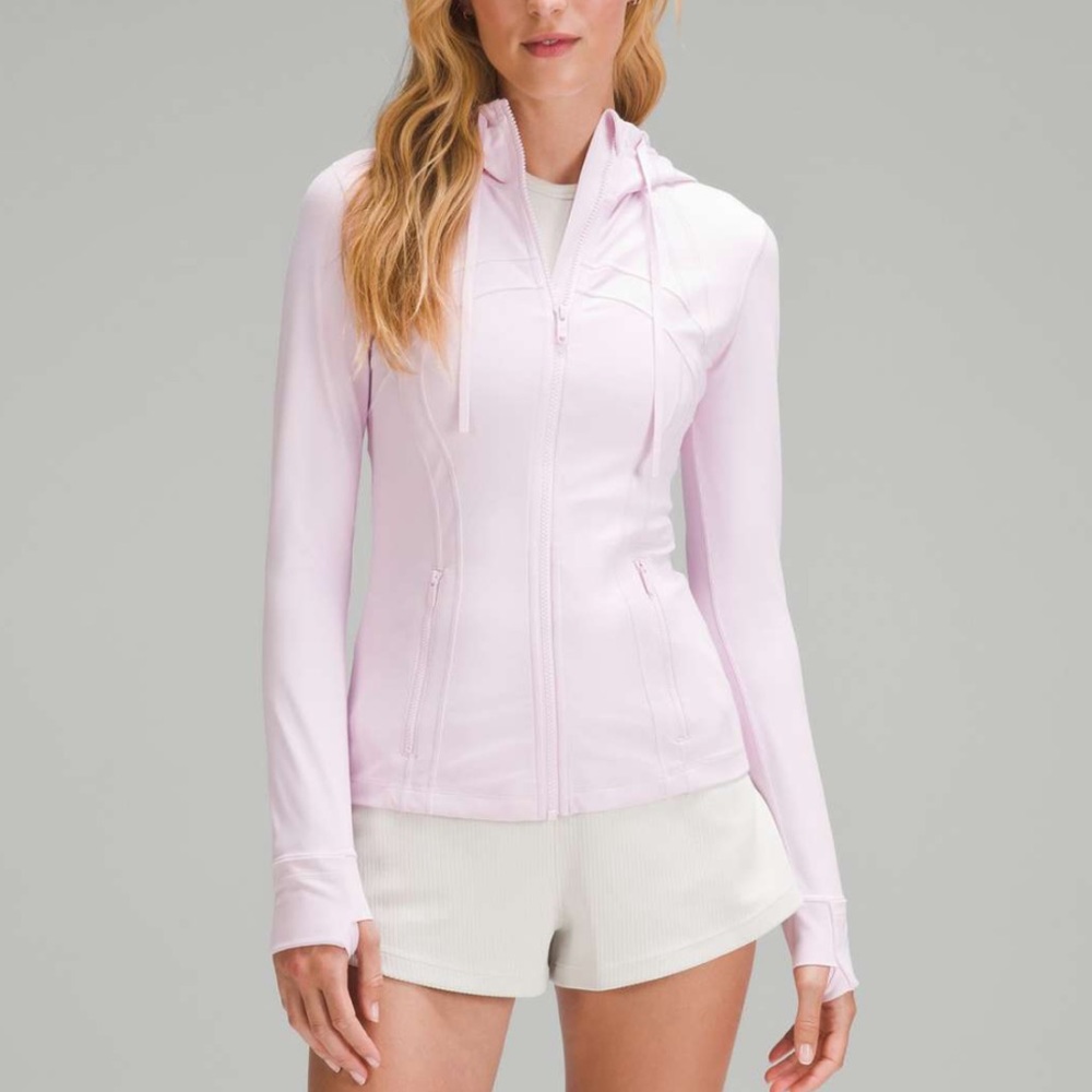 Lululemon hooded define jacket meadowsweet pink size 4